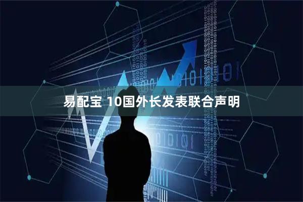 易配宝 10国外长发表联合声明